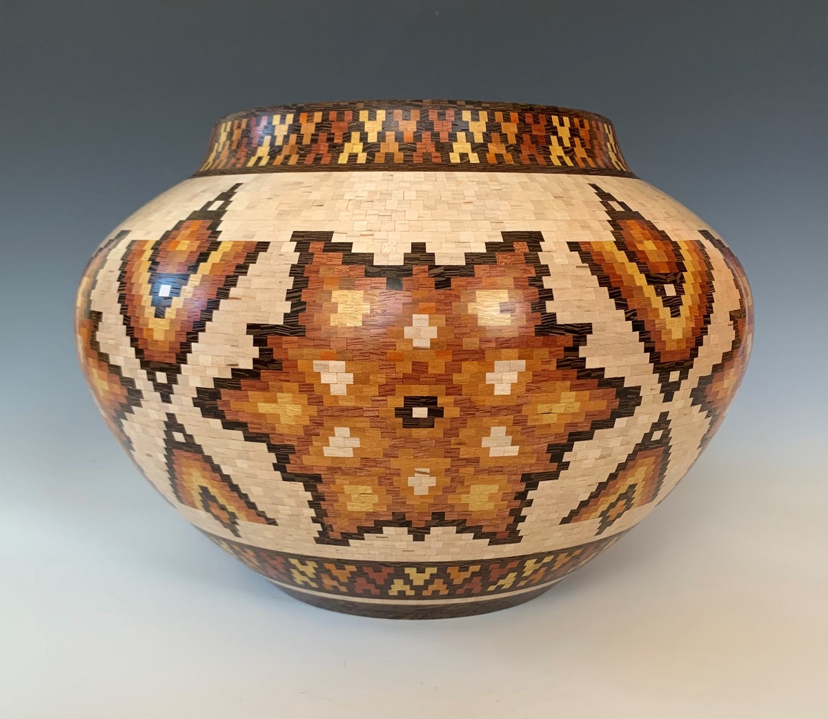 Flower Segmented Woodturning